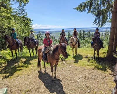 Public Mountain Trail Ride with Skagit Valley Views
