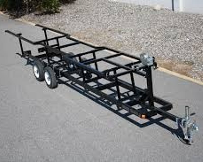 Pontoon Scissor Trailer Rental in Florence, WI