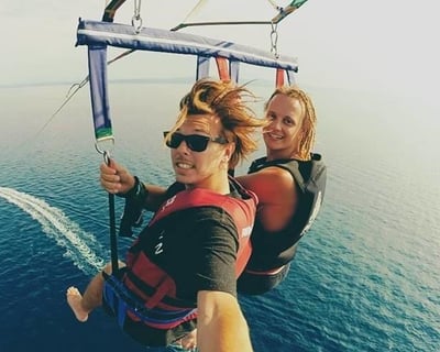 Parasail Over Fire Island From Oakdale, NY