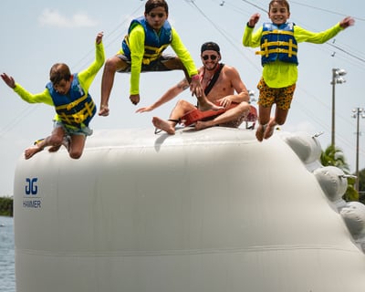 Climb & Slide on an Aquapark in Deerfield Beach