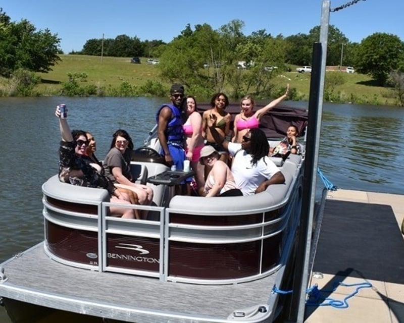 Full-Day Pontoon Boat Rental in Norman, OK