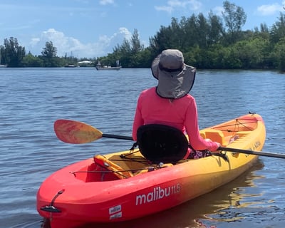 Single Sit-On-Top Kayak Rental on Indian River Lagoon