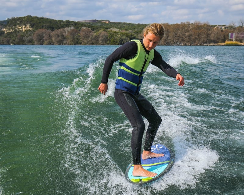 Private Wakesurf & Wakeboard Boat Charter on Lake Austin
