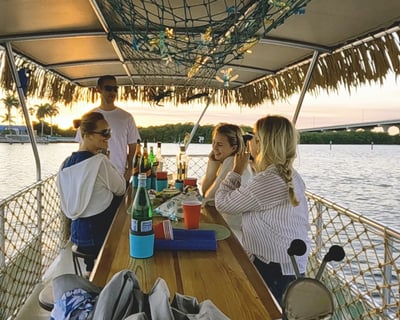 Vero Beach Tiki Boat Tour with Dolphins