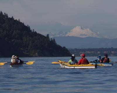 Private Whidbey Island Point-To-Point Kayak Tour