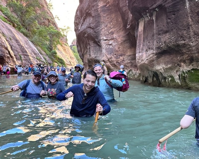 Guided Narrows Slot Canyon Hike in Zion National Park