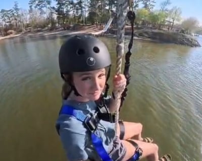 2 Zip Line Rides in Crosby