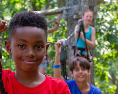 Kids Aerial Adventure Course in Athol