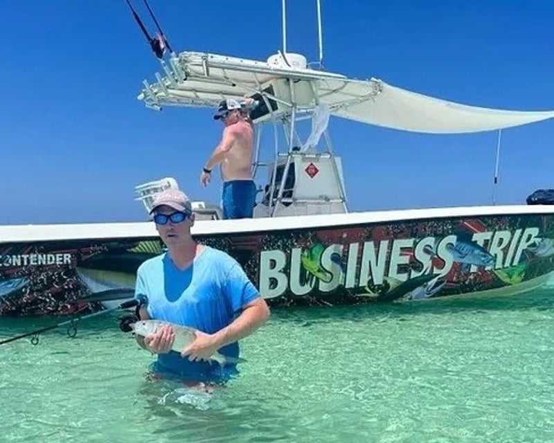 Light Tackle Inshore Fishing Charter in Grand Cayman