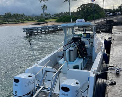 South Island Two-Tank Boat Dive on Kauai