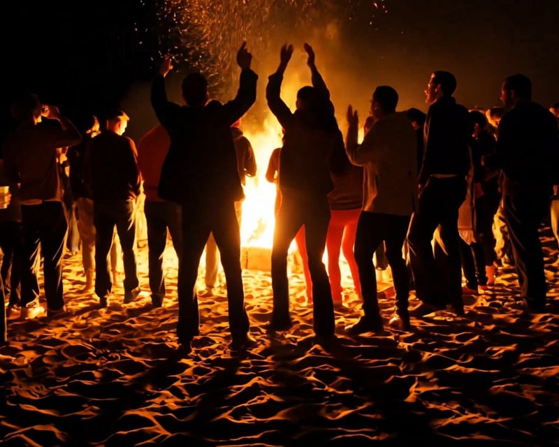 Private Beach Bonfire Party from Diamondhead, MS