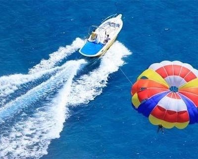 Parasail Above the Bay in Traverse City