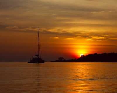 Sunset Catamaran Charter in St. Thomas