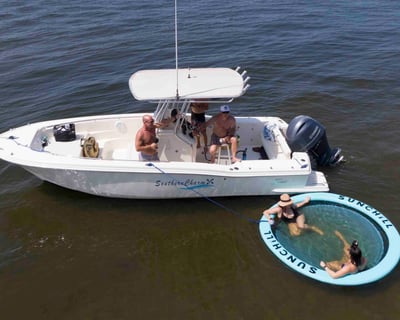 3-Hour Private Charleston Harbor Cruise & Beach Stop