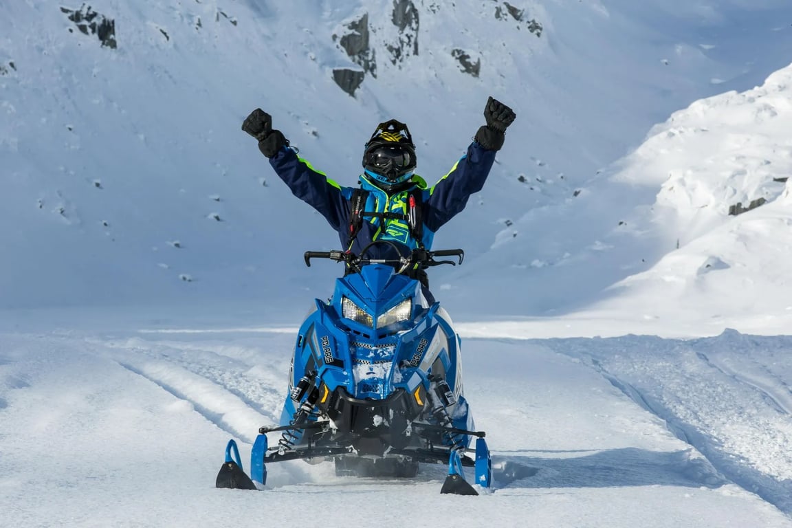 Snowmobile Rental at Elk Lake Resort