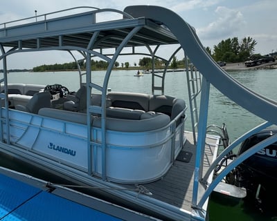 Boyd Lake Pontoon Boat Rental With Slide