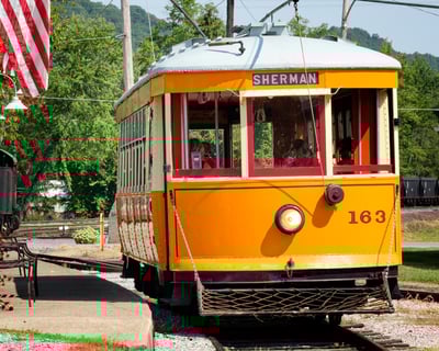 Ride Vintage Trolleys Along Scenic Blacklog Creek
