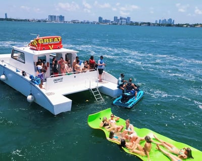 3-Hour Miami Jetski & Tubing Party Boat Excursion