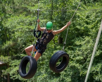 3 Levels of Treetop Obstacles in The Woodlands