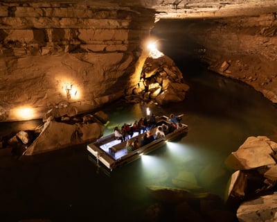 Underground Boat Tour of Lost River Cave
