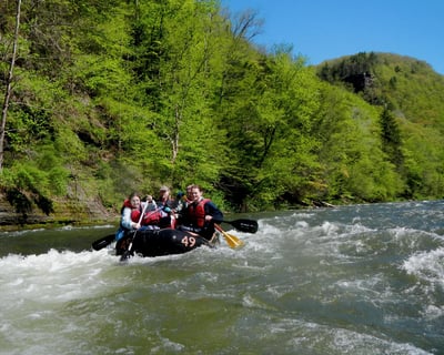 Raft Pine Creek in the PA Grand Canyon