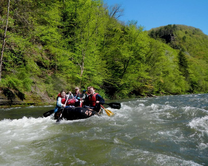 Raft Pine Creek in the PA Grand Canyon