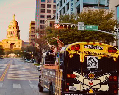 Austin Roofless Party Bus Private Tour