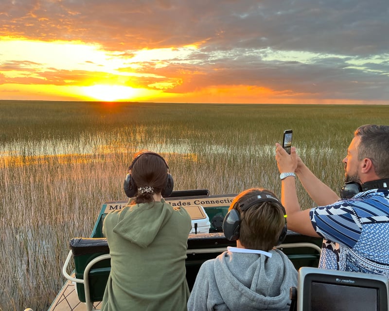 Sunset Airboat Tour of the Everglades