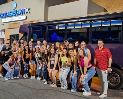 Party Bus Charter in Hebron for 32 Passengers