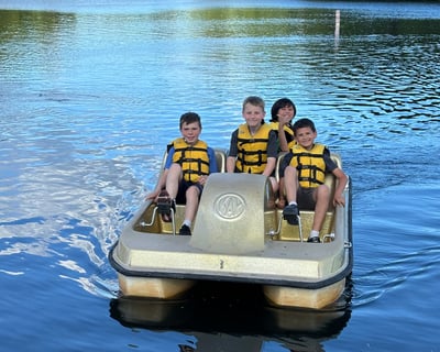 Pedal Boat Rentals on Lake Cochituate