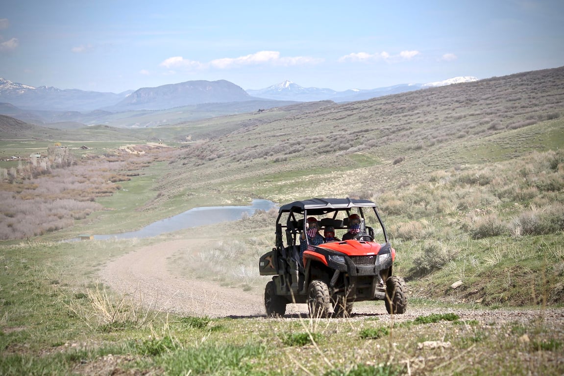 Drive Among 300 Bison & Mountain Views by ATV