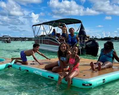 Private Crab Island Pontoon Charter in Destin