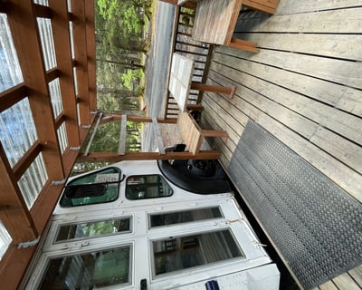 Rustic Magic Bus Cabin Stay in Seward