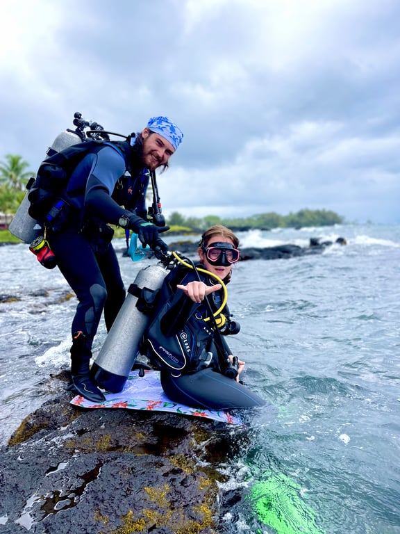 2 Tank Shore Dive at Leleiwi Beach, Hilo