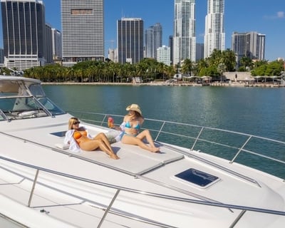 Nighttime Miami Yacht Charter