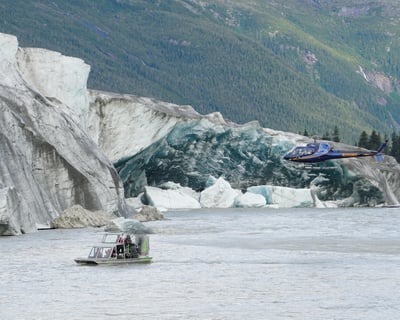 Taku Glacier Helicopter & Airboat Tour in Juneau