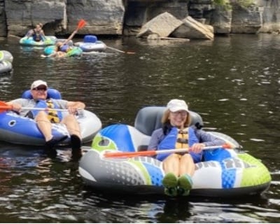 Self-Guided Tubing in Black River Canyon