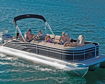 Lake Norman 10-Passenger Tri-Toon Boat Rental
