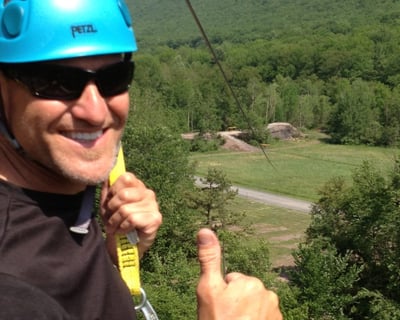 Zipline Ride in Nesquehoning Over 900 Feet