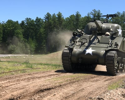 Drive an M4A3 Sherman Tank in Hudson