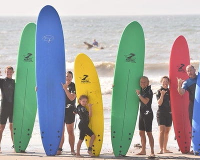 Group Surf Lesson in Ocean City, NJ