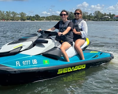 Jet Ski Tour Under Sunshine Skyway Bridge