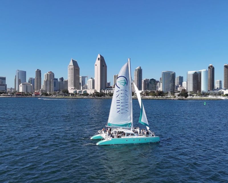 Private Catamaran Yacht Charter on San Diego Bay