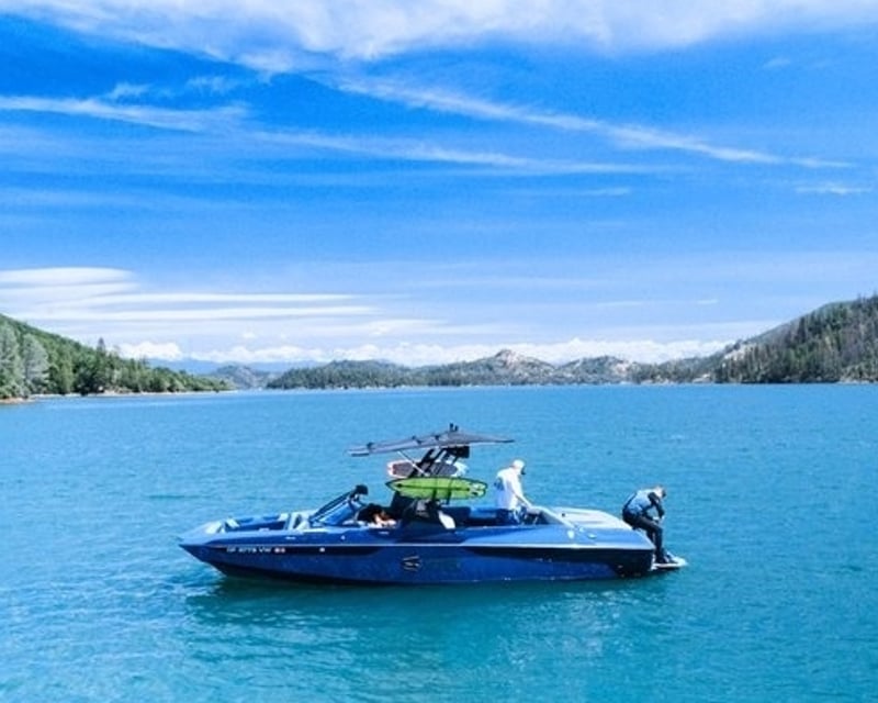 Guided Axis A24 Wake Surf Boat Rental Near Redding