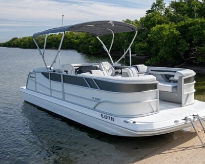 Private Pontoon Boat Rental in Sarasota