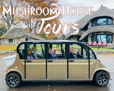 GEM Car Tour of Earl Young Mushroom Houses