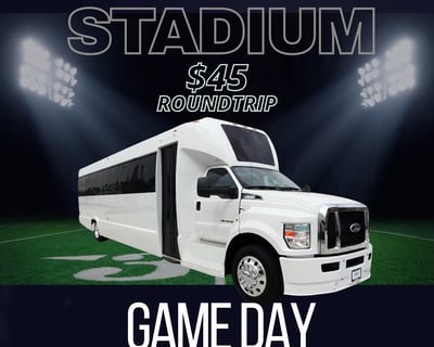 Las Vegas Raiders Game Party Bus