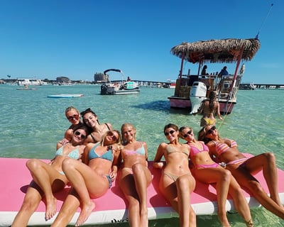 Bachelorette Tiki Boat Charter in Destin