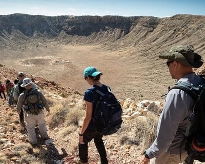 Guided Meteor Crater Floor Hike