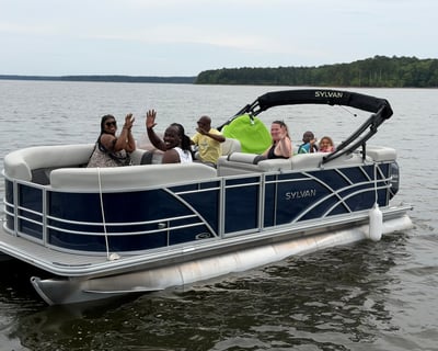 Jordan Lake 20' Pontoon Boat Rental